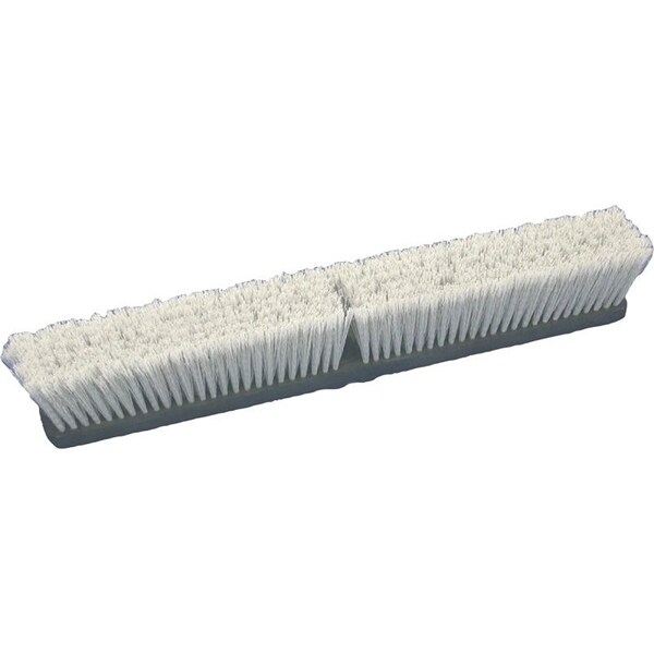 Birdwell Broom Head, Threaded, 3 in L Trim, Polypropylene/Polystyrene Bristle, Gray - 2025-12