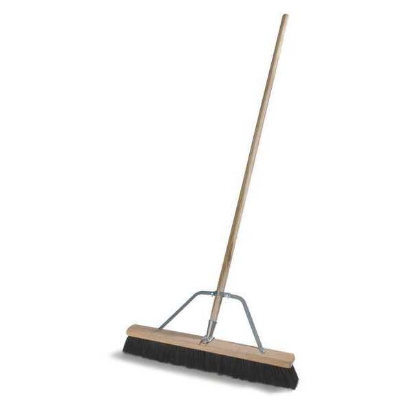 Carlisle Foodservice Medium PPY Sweep, Black, 24in, PK4 - 367360TC03