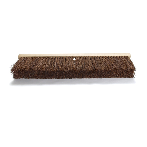 Malish Broom Head, Palmyra, Brown, 4 in L Bristles - 020424