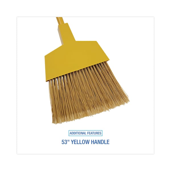 Unisan Poly BristleAngler Broom, 49" Handle, PK12 - UNS 932M