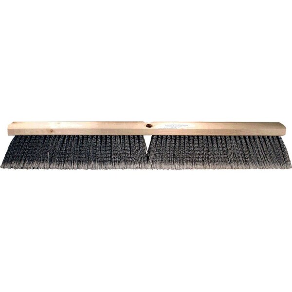 Pferd 89222 18in Fine Sweep Floor Brush, Silver Plastic Fill 3in Trim - 89222-PFERD