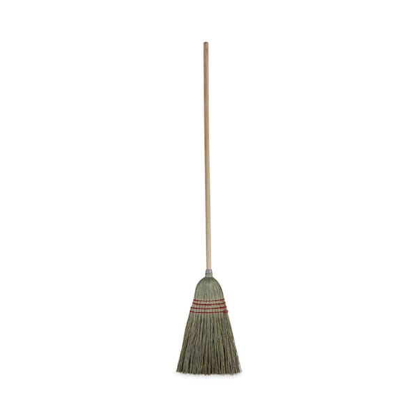 Boardwalk Mixed Fiber Maid Broom, Mixed Fiber Bristles, 55in Overall Length, Natural - BWK920YEA