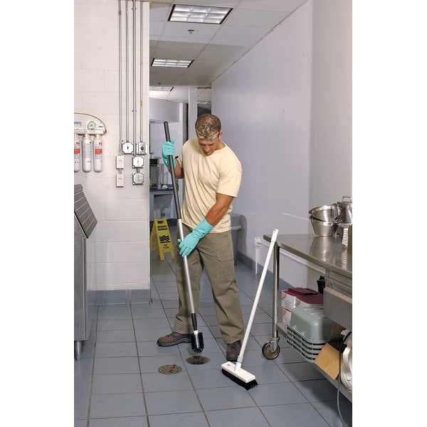 Remco 11-1/4 in Sweep Face Broom Head, Stiff, Synthetic, Black - 29159