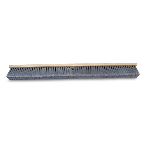 Malish Floor Sweep, Gray Flagged Poly, 24" L, PK 12 - 014994