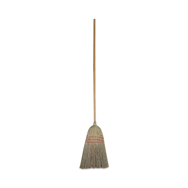Boardwalk Parlor Broom, Corn Fiber Bristles, 55" Wood Handle, Natural, PK12 - BWK926CCT