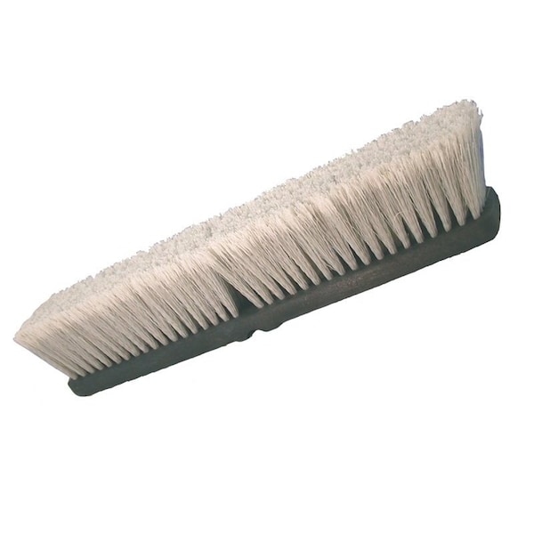 Birdwell Broom Head, Threaded, 3 in L Trim, Polypropylene/Polystyrene Bristle, Gray - 2019-12