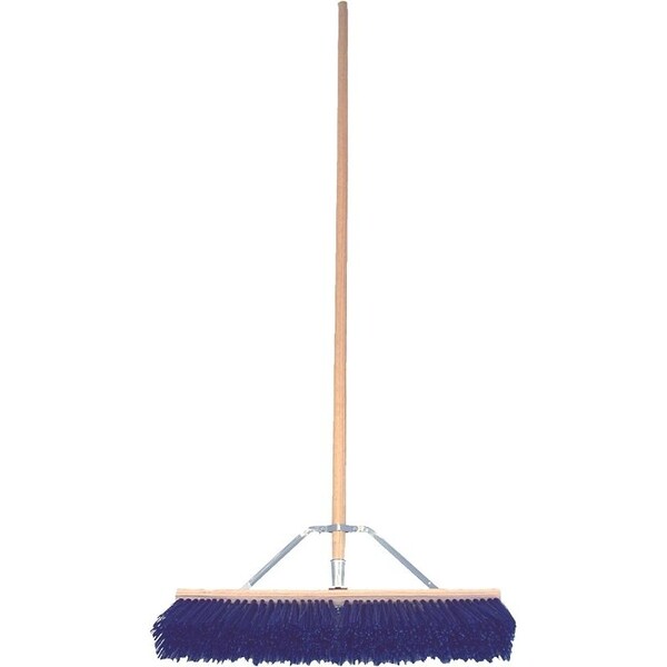 Birdwell StreetBarn Broom, 412 in L Trim, Polypropylene Bristle, Hardwood Handle - 6024-4