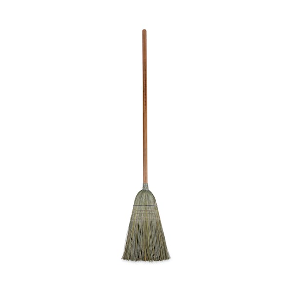 Boardwalk Warehouse Broom, Yucca Corn Fiber Bristles, 56" Length, Natural, PK12 - BWK932YCT