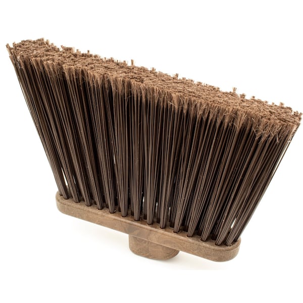 Carlisle Foodservice Med-Duty Angle Broom Head, 12", Brn, PK12 - 36867EC01