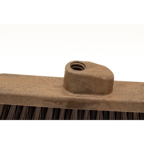 Carlisle Foodservice Med-Duty Angle Broom Head, 12", Brn, PK12 - 36867EC01