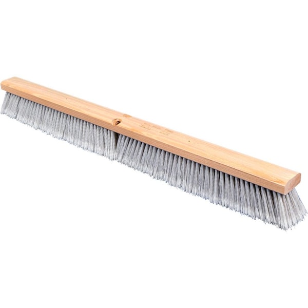 Pferd 89225 36in Fine Sweep Floor Brush, Silver Plastic Fill 3in Trim - 89225-PFERD