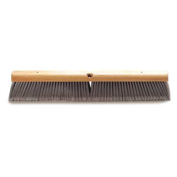 Carlisle Foodservice Flagged PP Sweep, 24in, Gray, PK12 - 4501423