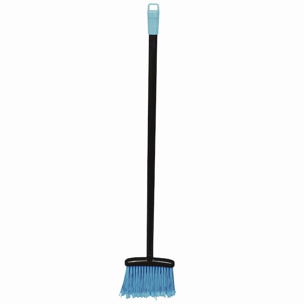 Impact Products Lobby Dust Pan Broom, 36.86 in., Black/Blue, 12PK - T0015-01