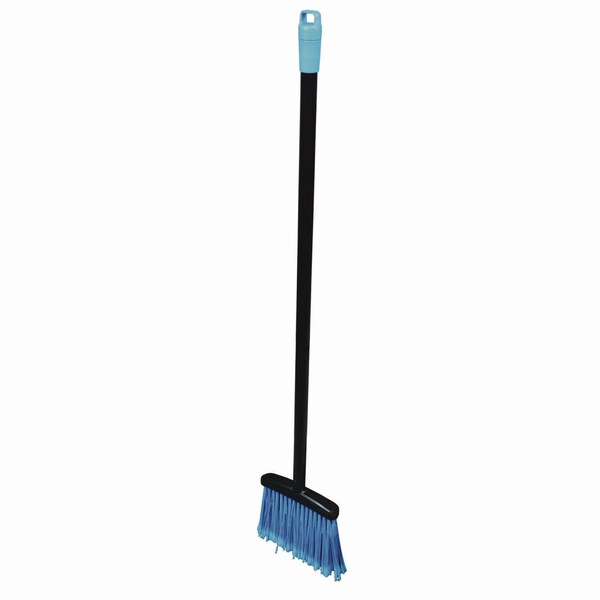 Impact Products Lobby Dust Pan Broom, 36.86 in., Black/Blue, 12PK - T0015-01