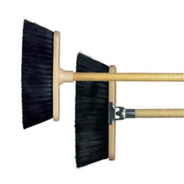 Gordon Brush Milwaukee Dustless Brush 403150 9 In. Light-Duty Polypropylene; Plastic Back; Acme Thread Broom; Case Of 24 - 403150