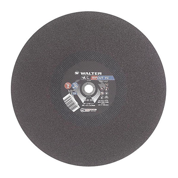 Rueda de corte Walter Surface Technologies, T1 20"x3/16"x1" A-24-Fc - 10B203