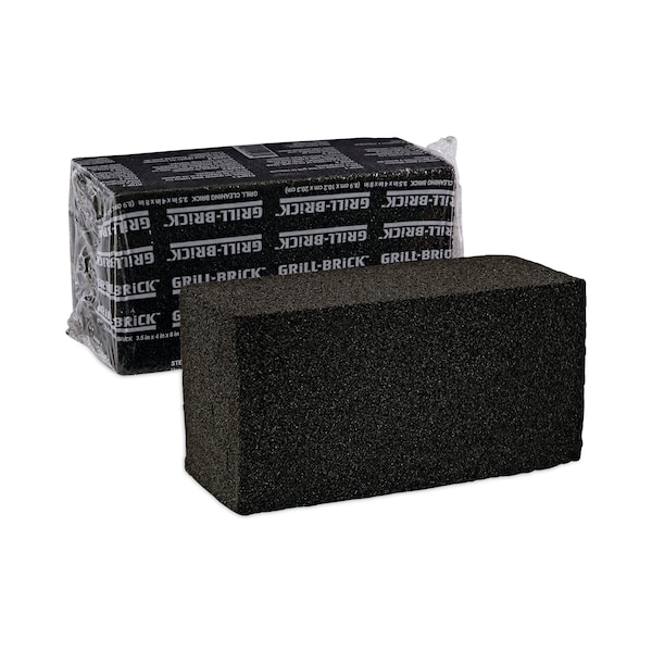 Premiere Pads Grill Brick, 8 x 4, Black, PK12 - PAD GB12 PC