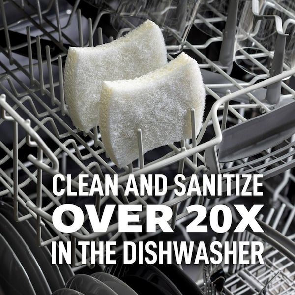 Scotch Scotch-Brite Greener Clean Non-Scratch Scrubber Sponge For Multi-Purpose 4.5 in. L 3 pk - 97033