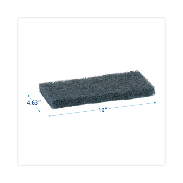 Boardwalk Medium-Duty Blue Pad, 4 x 10, PK20 - BWK402