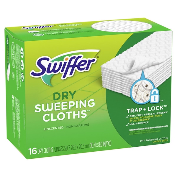 Swiffer Swiffer Sweeper 5.4 in. Dry Microfiber Dust Mop Refill 16 pk - 31821