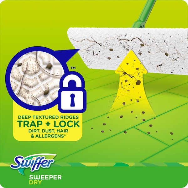 Swiffer Swiffer Sweeper 5.4 in. Dry Microfiber Dust Mop Refill 16 pk - 31821