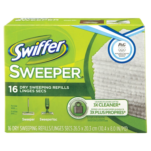 Swiffer Swiffer Sweeper 5.4 in. Dry Microfiber Dust Mop Refill 16 pk - 31821