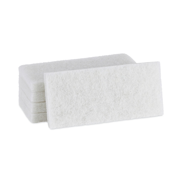 Boardwalk Light-Duty White Pad, 4 x 10, PK20 - 8440BWK