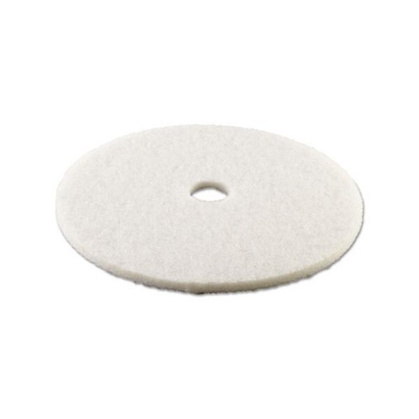 Pinpoint Standard Diameter Polishing Floor Pads - White - 24 Count - PI2960746