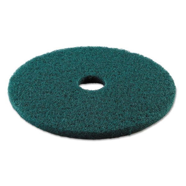 Pinpoint 19 in. Standard Diameter Heavy-Duty Scrubbing Floor Pads - Green - PI2961183