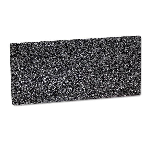 3M Doodlebug Hi-Productivity Stripping Pad, 4 5/8 x 10, Black, PK40 - 8550