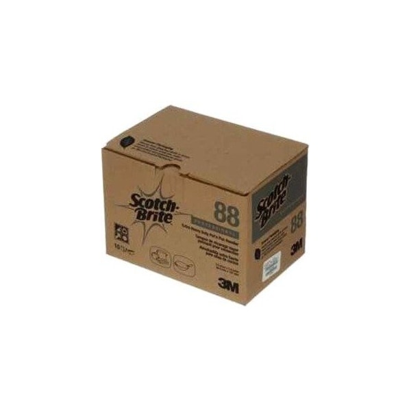 Scotch-Brite Scouring Pad, 5" L x 3-1/2" W, Blue, PK10 - 88CC