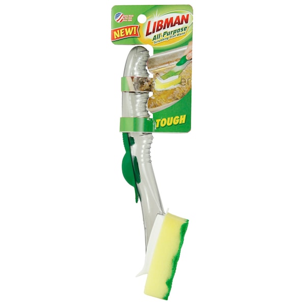 Libman Libman 3 in. W 11 in. Plastic/Rubber Handle Dish Scrubbing Wand - 1134