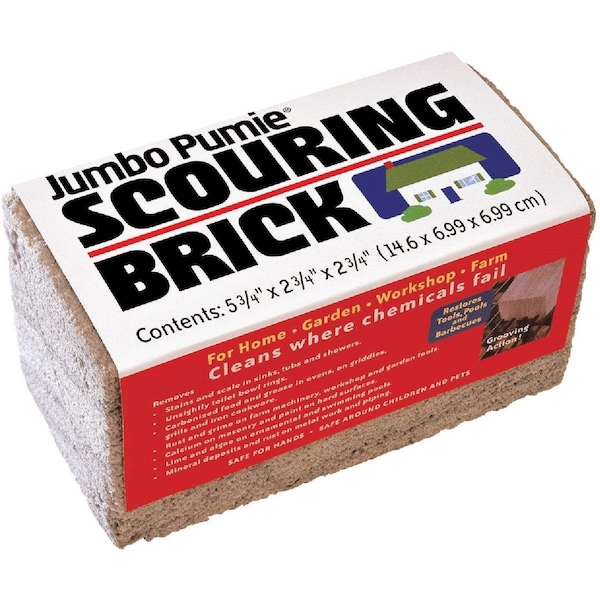 Pumie Jumbo 2.75 In. x 5.75 In. Scouring Brick - JPS-12