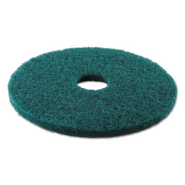 Pinpoint 16 in. Standard Diameter Heavy-Duty Scrubbing Floor Pads - Green - PI2950481