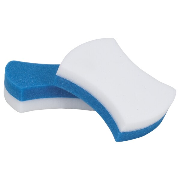 Scotch-Brite Professional Easy Erasing Pad 4004, 2 4/5 x 4 1/2 x 1 1/5, Blue/White, PK12 - 4004CC