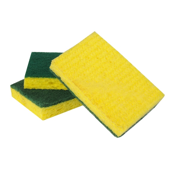 Scotch Scotch-Brite Heavy Duty Sponge For Pots and Pans 4.5 in. L 3 pk - HD-3