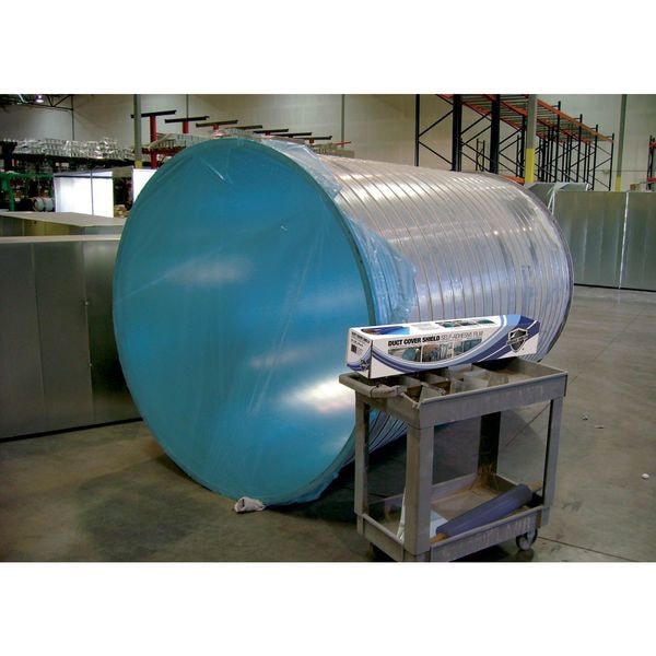 Surface Shields 24 in Wide Duct Protection Film, 3 mil Thick, 200 ft Lg, Blue, Adhesive Backed - DCR324200B