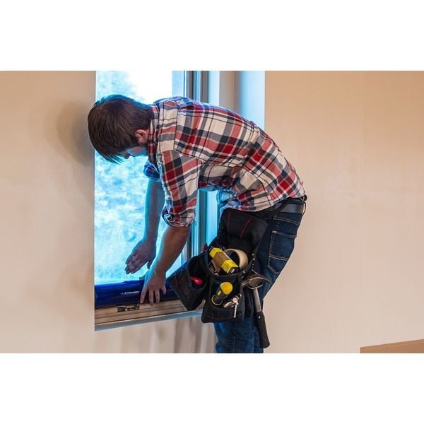 Surface Shields 1.5 mil Thick Window Protection Film, 24 in Wide, 250 ft Length, Polyethylene, Blue - W2B24250