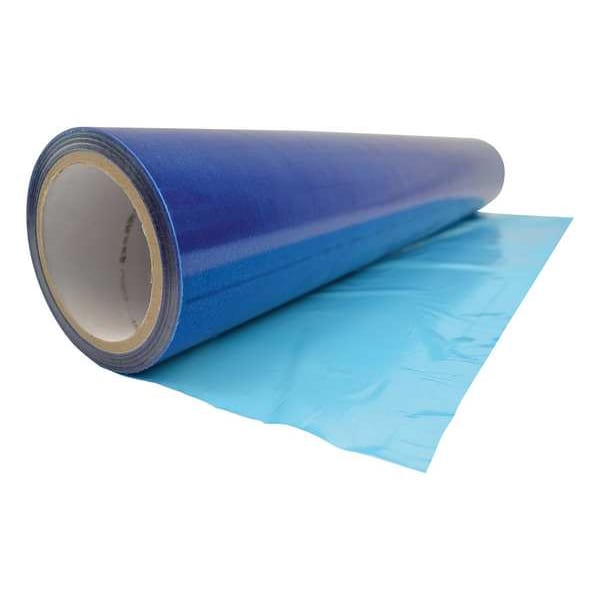Surface Shields 1.5 mil Thick Window Protection Film, 24 in Wide, 250 ft Length, Polyethylene, Blue - W2B24250