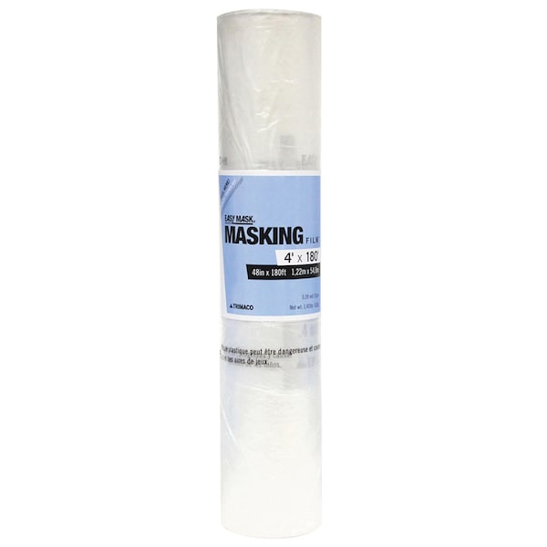 Trimaco 48" x 180' Easy Mask .4-Mil Standard Grade Masking Film - 64880