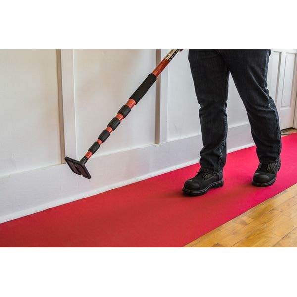 Surface Shields Floor Protection, 27 In. x 20 Ft., Red - NSR2720