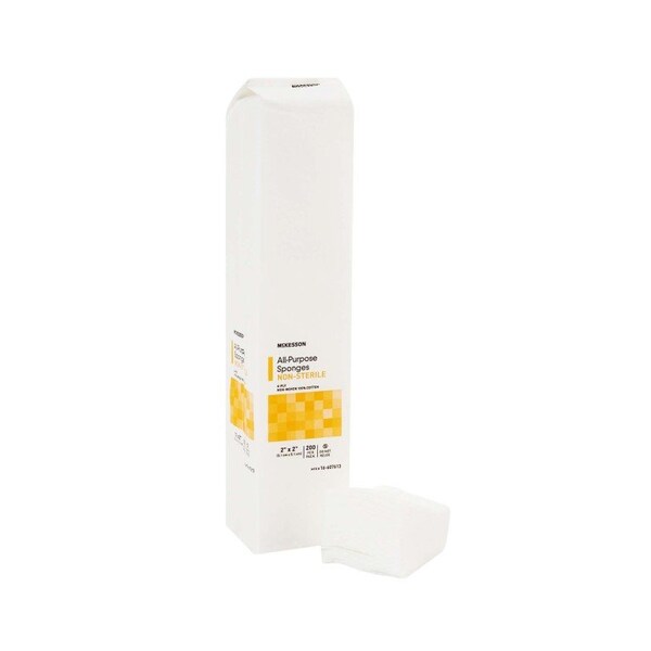 Mckesson NonSterile Nonwoven Sponge, 2 x 2 Inch, 200PK - 16-607613