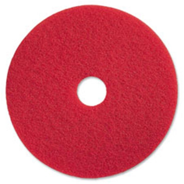 Protectionpro Red Buffing Floor PadRed - 5 Per Carton - 17 in., 5PK - PR518003
