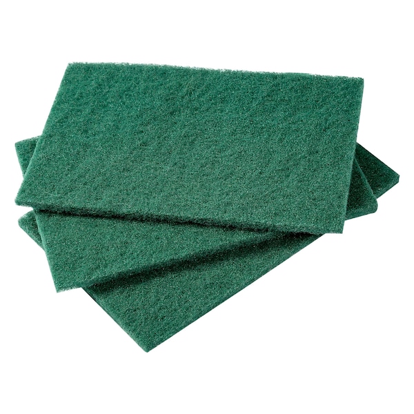 Amercareroyal Royal Medium Duty Green Scouring Pad, PK60 - S960