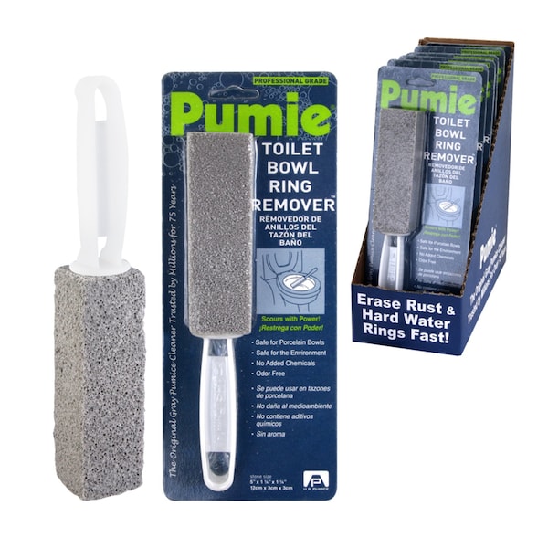 U.S. Pumice US Pumice Pumie Toilet Ring Remover Gray - TBR-6