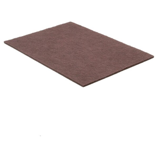 Sticky Situation NSN 14 x 20 in. Skilcraft Floor Pads, Maroon - 10 per Box - ST1621110