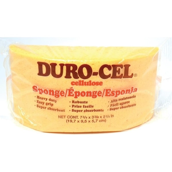 Duro-Cel 0 Turtleback Sponge, 734 in L, 334 in W, 218 in Thick, Cellulose - 3085
