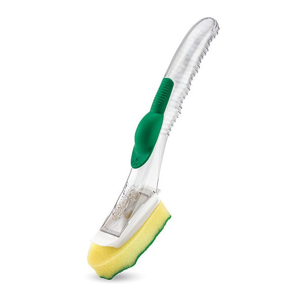 Libman Commercial Dish Wand, Hold Soap, Scrubbng Surface, PK6 - 1134