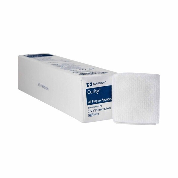 Curity Nonwoven Sponge 2 X 2 Inch, NonSterile 4-Ply Square, 200PK - 9022