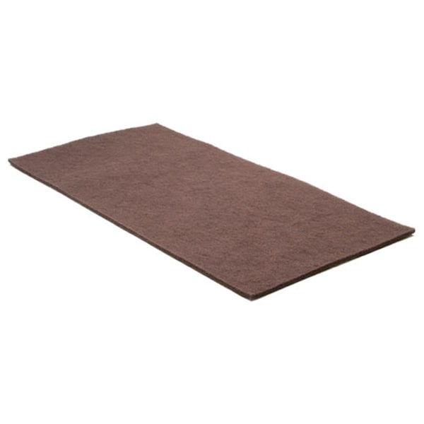 Sticky Situation NSN 14 x 28 in. Skilcraft Floor Pads  Maroon - 10 per Box - ST3213495
